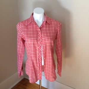 Vintage Fashion Conspiracy 80s blouse metallic thread.